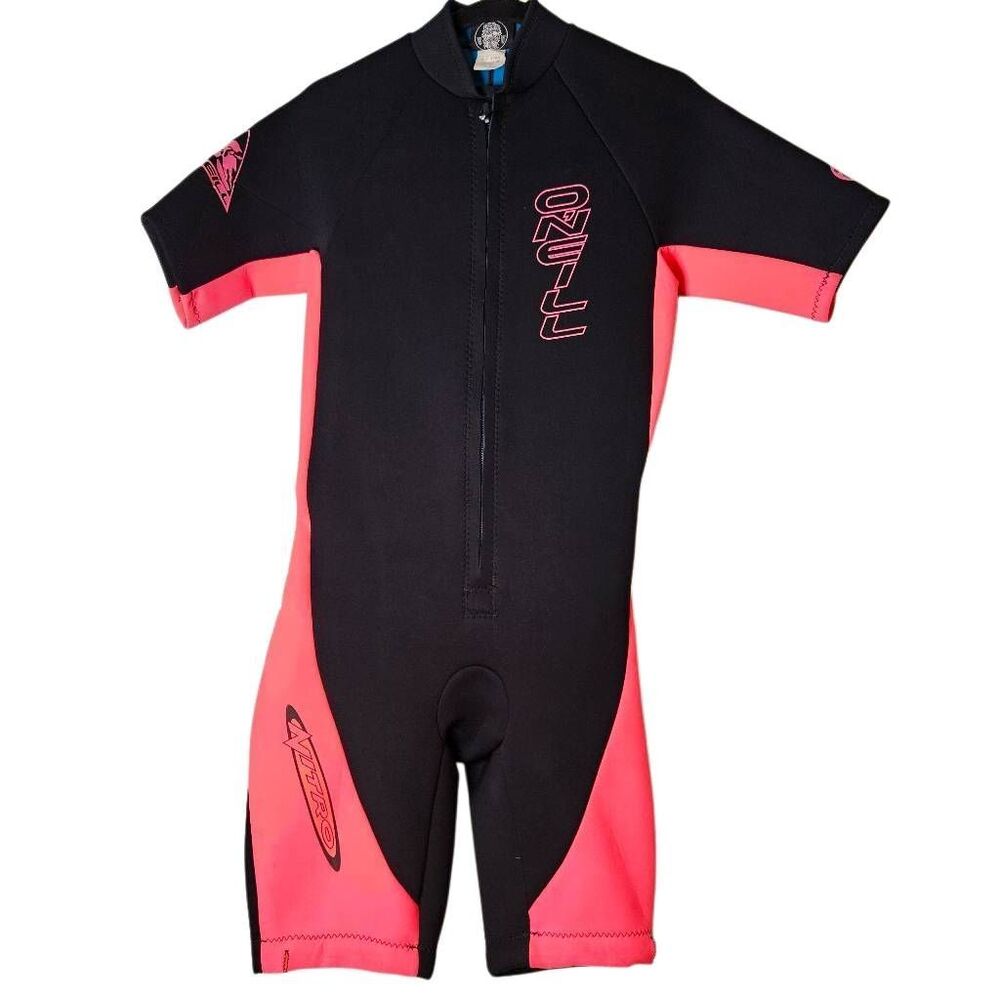 O'NEILL wetsuit, knee length, short sleeved. 90's.  L.  #958